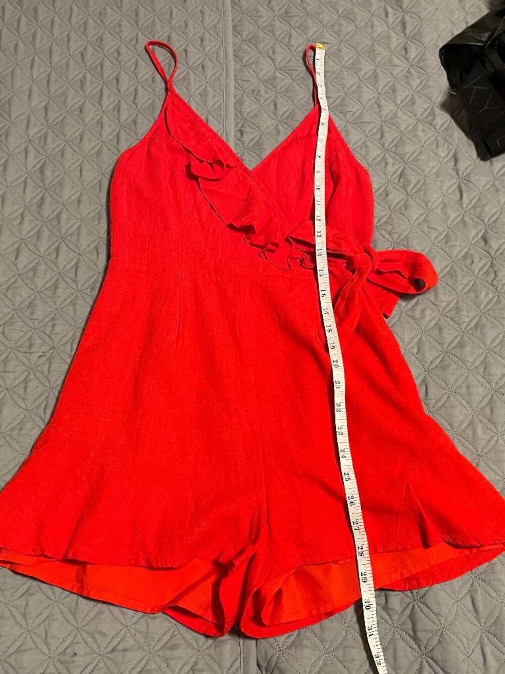 red romper